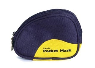 Lommemaske m/env.ventil i bæreveske